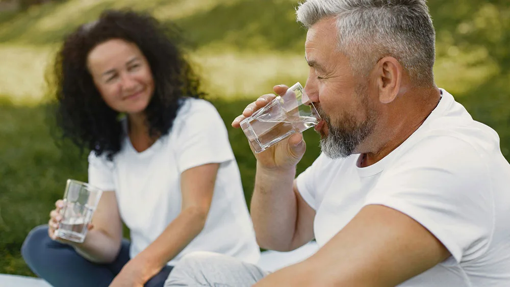 Family Enjoying Clean and Healthy Hydrogen Water