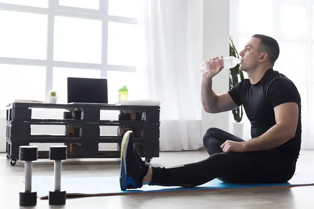 Drinking Alkaline Ionized Water After Workout