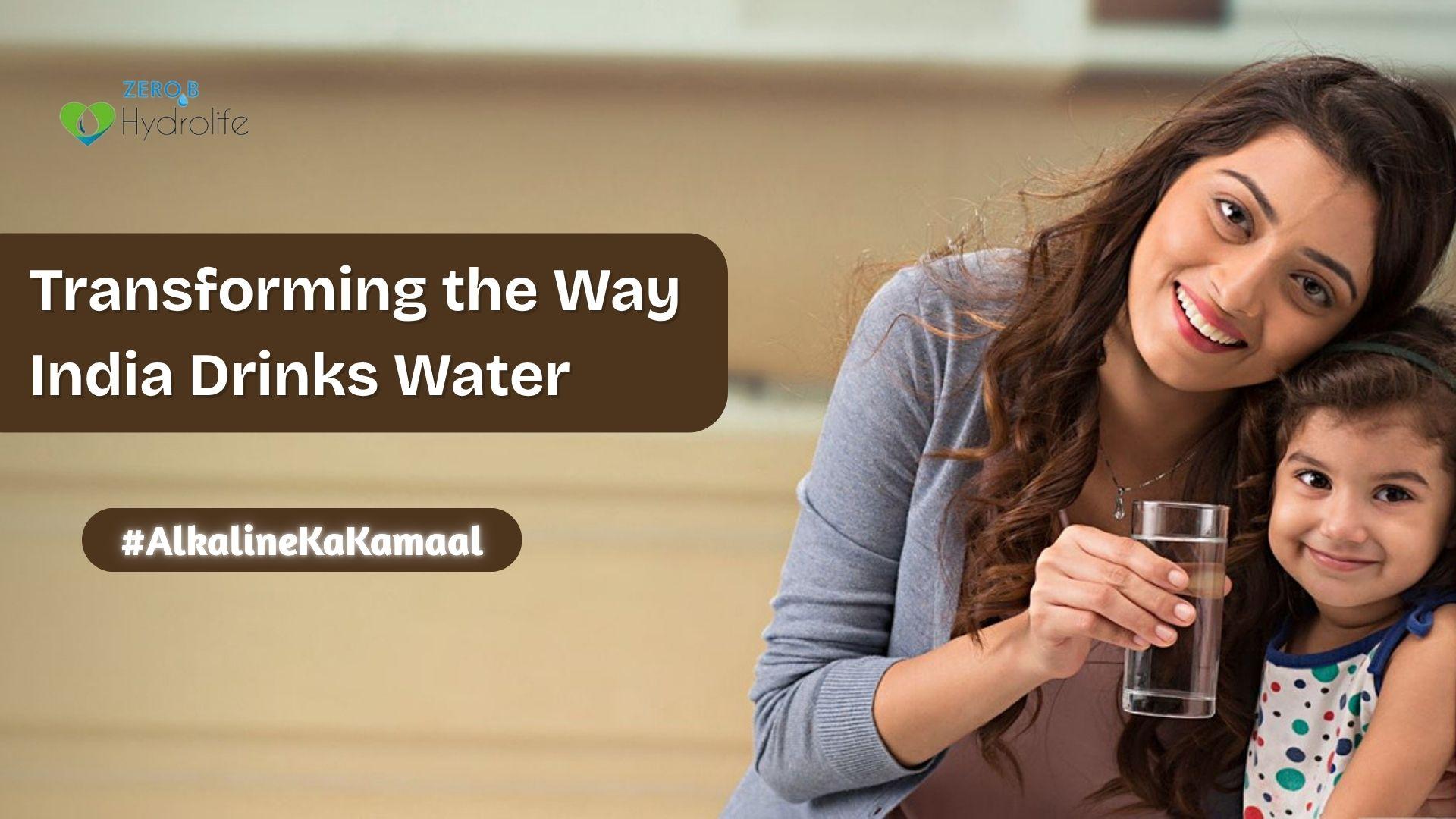 Alkaline Ka Kaamal Indian Family Enjoying Alkaline Water