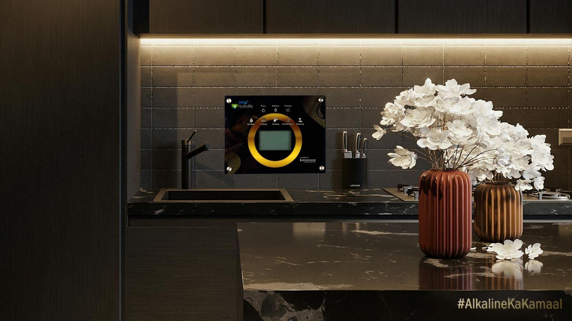 ZeroB Hydrolife alkaline water purifier for every modern kitchen