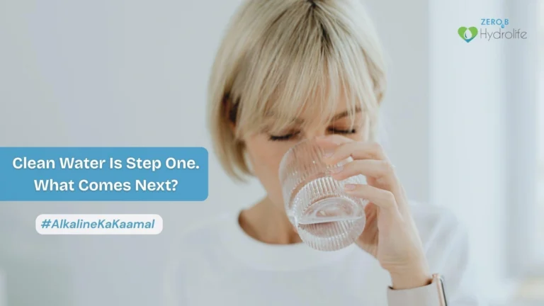 Women Drinking Clean Ionized Water