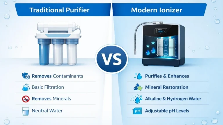 Traditional Purifiers vs Modern Ionizers Water Treatment Comparison